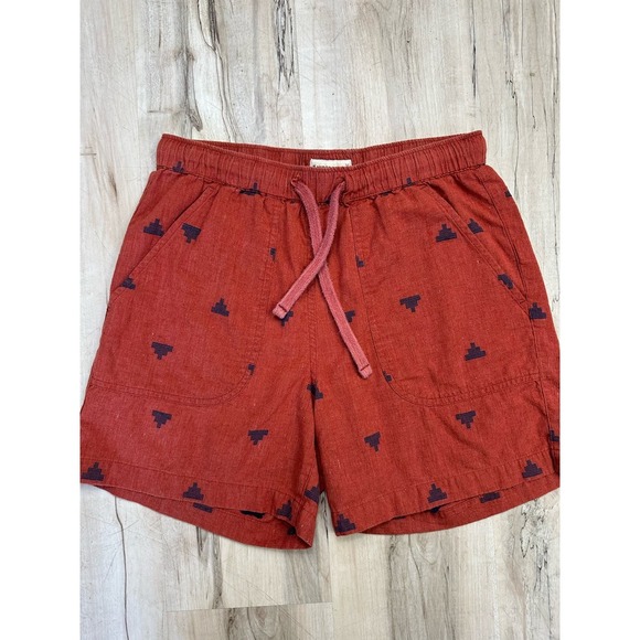 Bridge & Burn Pants - Bridge & Burn Nico Fil-Coupe Pyramids orange shorts
